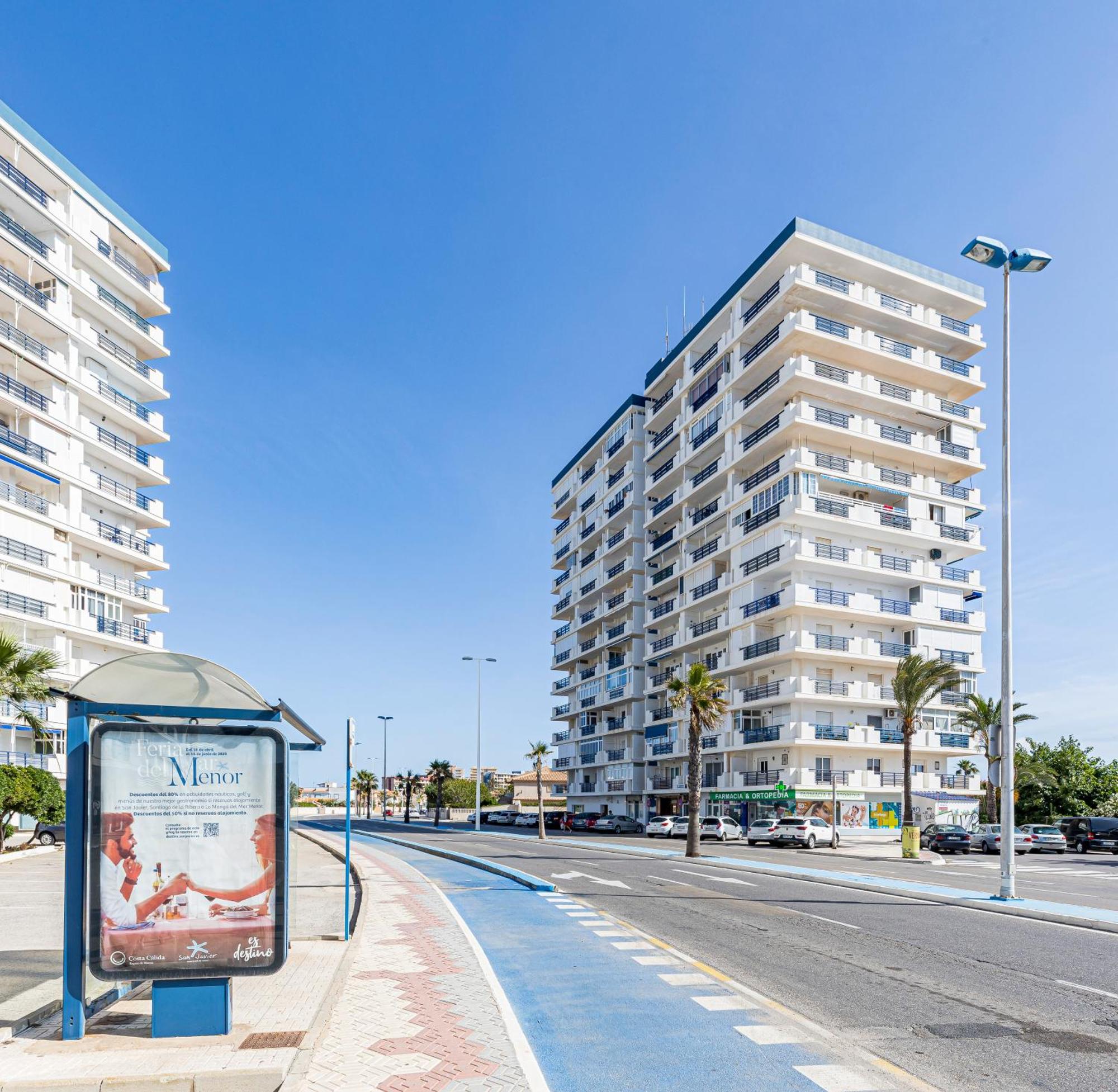 Apartamento The Manga Beach, Sea View Studio, Sandy Beach, Fibre-Wifi & Airco La Manga del Mar Menor Exterior foto