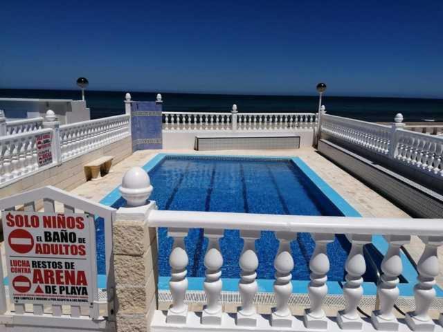 The Manga Beach Sea View Studio Crystal Clear Water & Sandy Beach, Fibre Wifi & Airco La Manga del Mar Menor Exterior foto